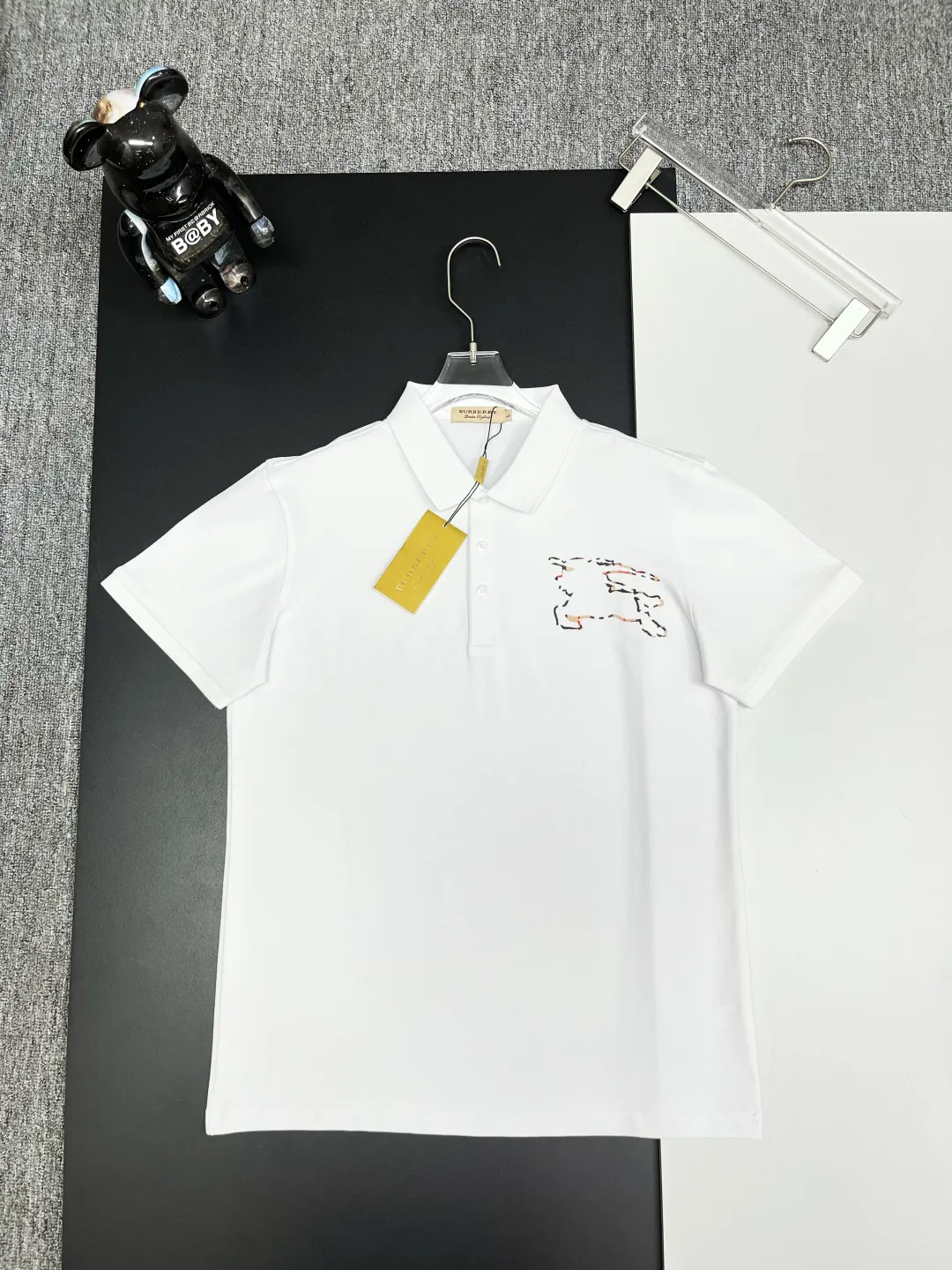 BURBERRY New Arrival Polo Same Style 210 ， Factory New Arrival Versatile : Black White Size：M-XXXL